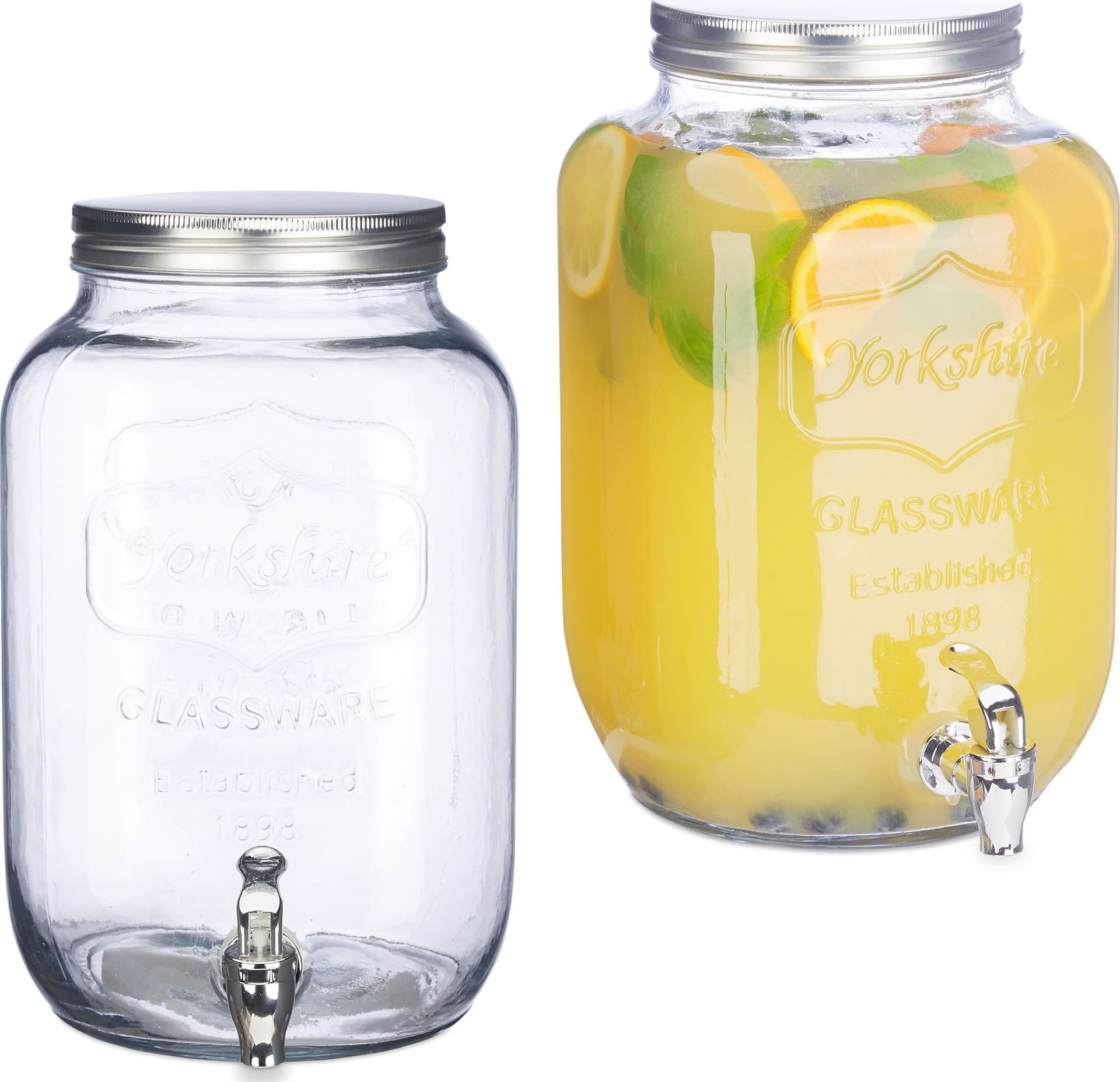 Caraffa Dispenser Con Tappo Ermetico Ø Cm 18 X 30 - Litri 5,5 in Brocche e caraffe BricoGo - Marano di Napoli, commercioVirtuoso.it