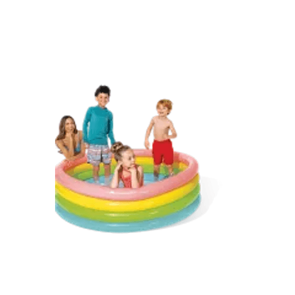 Piscina Gonfiabile Tonda 4 Anelli +3 Anni Ø Cm.168X46H. Peso Kg.2,6 (56441) Intex in Piscinette per bambini BricoGo - Marano di Napoli, commercioVirtuoso.it