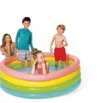 Piscina Gonfiabile Tonda 4 Anelli +3 Anni Ø Cm.168X46H. Peso Kg.2,6 (56441) Intex in Piscinette per bambini BricoGo - Marano di Napoli, commercioVirtuoso.it