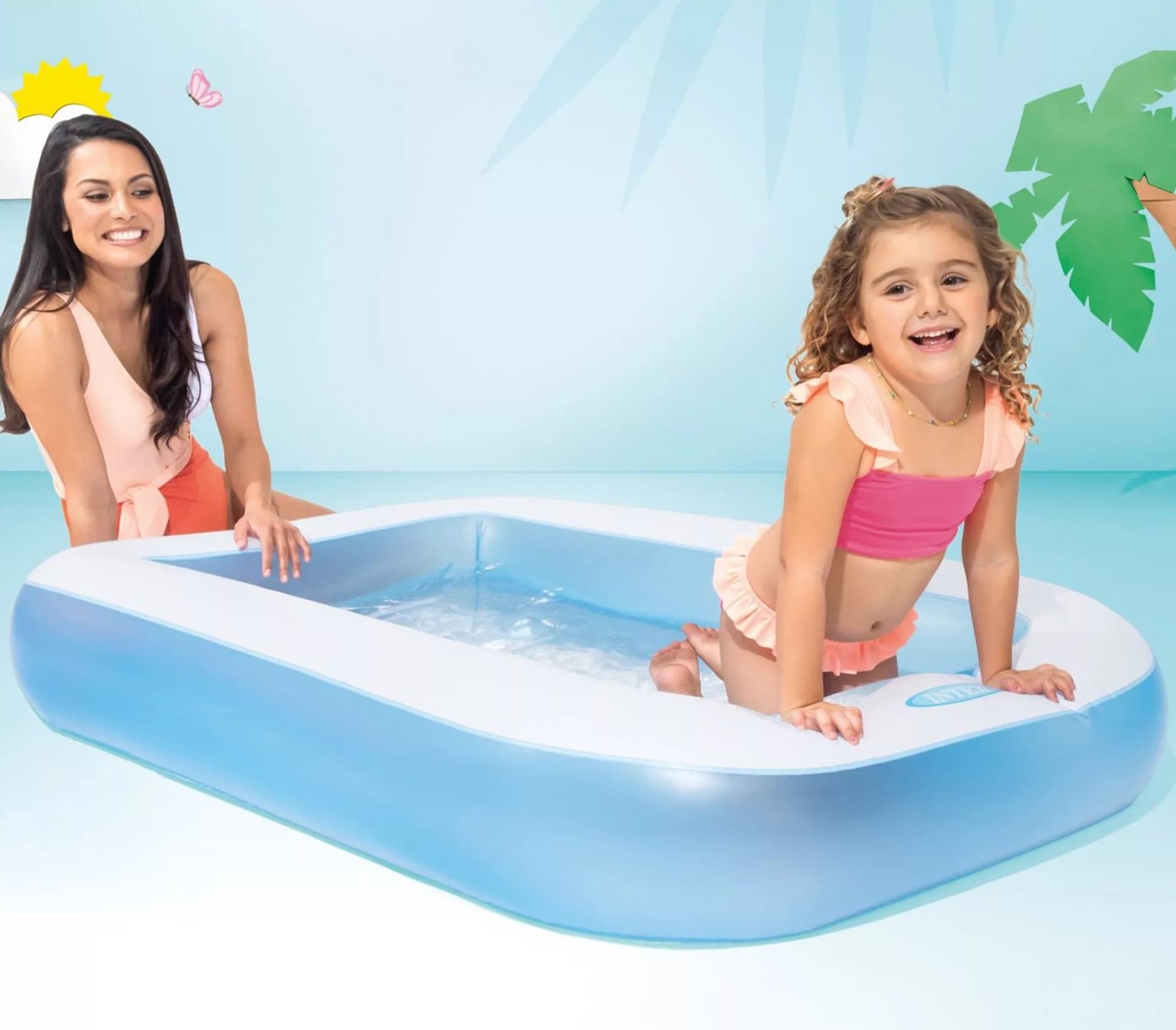 Piscina Gonfiabile Rettangolare +2 Anni Cm.166X100X28H. Peso Kg.1,80 (57403) Intex in Piscine gonfiabili BricoGo - Marano di Napoli, commercioVirtuoso.it