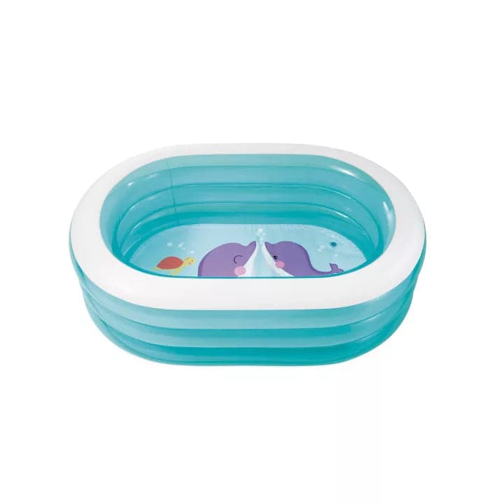 Piscina Ovale Baby 4 Anelli +3 Anni Cm.163X107X46H. Peso Kg.2,69 (57482) Intex in Piscinette per bambini BricoGo - Marano di Napoli, commercioVirtuoso.it