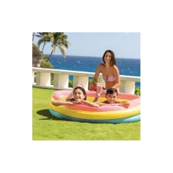 Piscina Gonfiabile Tonda 3 Anelli +2 Anni Ø Cm.147X33H. Peso Kg.1,76 (57422) Intex in Piscinette per bambini BricoGo - Marano di Napoli, commercioVirtuoso.it