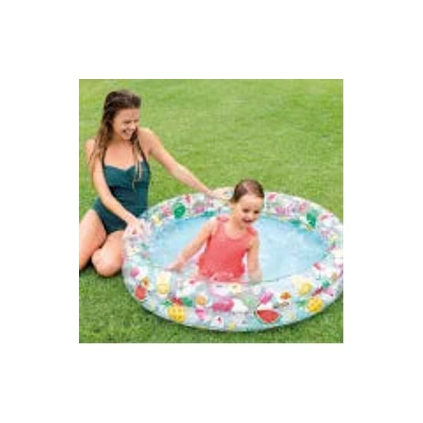 Piscina Gonfiabile Tonda Due Anelli +2 Anni Cm.122X25H. Peso Kg.0,97 (59421) Intex in Piscinette per bambini BricoGo - Marano di Napoli, commercioVirtuoso.it