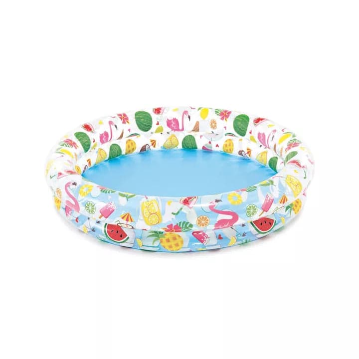 Piscina Gonfiabile Tonda Due Anelli +2 Anni Cm.122X25H. Peso Kg.0,97 (59421) Intex in Piscinette per bambini BricoGo - Marano di Napoli, commercioVirtuoso.it