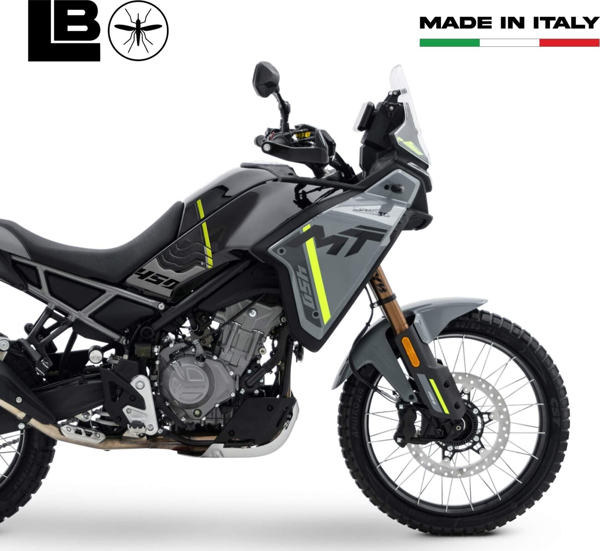 Adesivi Gel 3D Protezioni laterali serbatoio moto compatibili con CFMOTO 450MT in Paraserbatoio LabelBike - Bibbiano, commercioVirtuoso.it