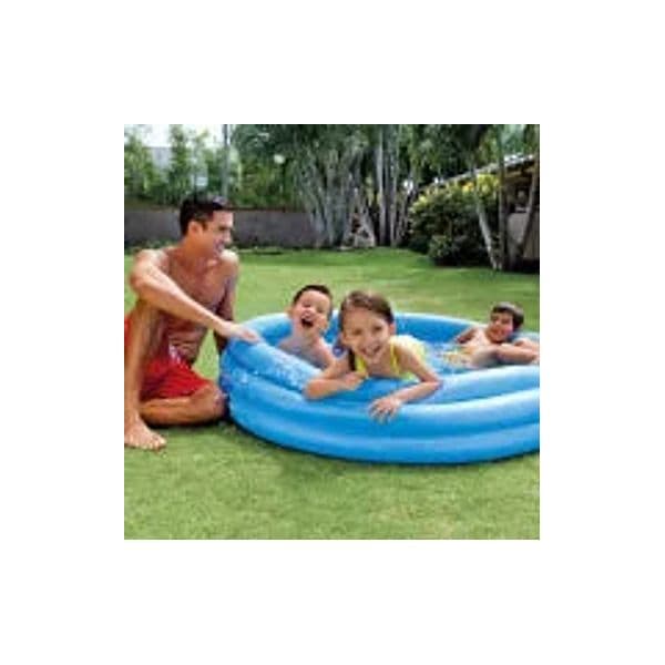 Piscina Gonfiabile Rotonda Crystal Blu 3 Anelli +2 Anni Cm.114X25H. Peso Kg.0,86 (59416) Intex in Piscinette per bambini BricoGo - Marano di Napoli, commercioVirtuoso.it