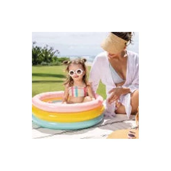 Piscina Gonfiabile Baby Tonda 3 Anelli 13 Anni Cm.61X22H. Capienza Lt.28 Peso Kg.0,5(57107) Intex in Piscinette per bambini BricoGo - Marano di Napoli, commercioVirtuoso.it