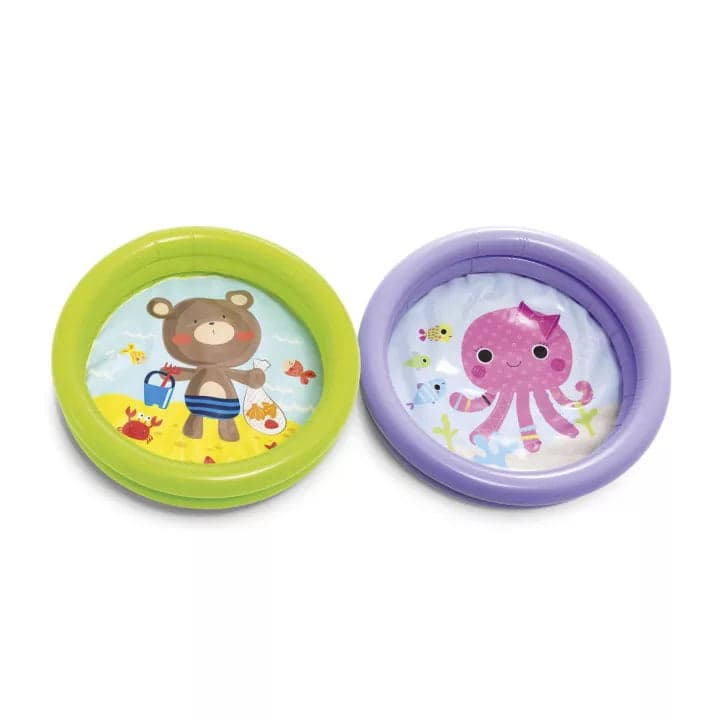 Piscina Gonfiabile Rotonda Baby Fondo Animaletti 2 Anelli 13 Anni Ø Cm.61X15H. Peso Kg.0,27 (59409) Intex in Piscinette per bambini BricoGo - Marano di Napoli, commercioVirtuoso.it