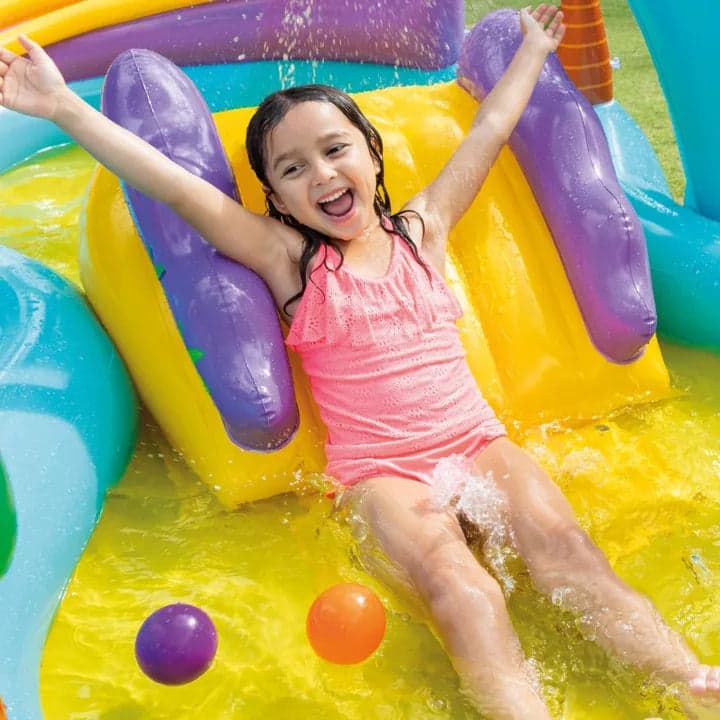 Piscina Gonfiabile Dinosauri +3 Anni Cm. 302X229X112H. Peso Kg.8,10 (57135) Intex in Piscinette per bambini BricoGo - Marano di Napoli, commercioVirtuoso.it