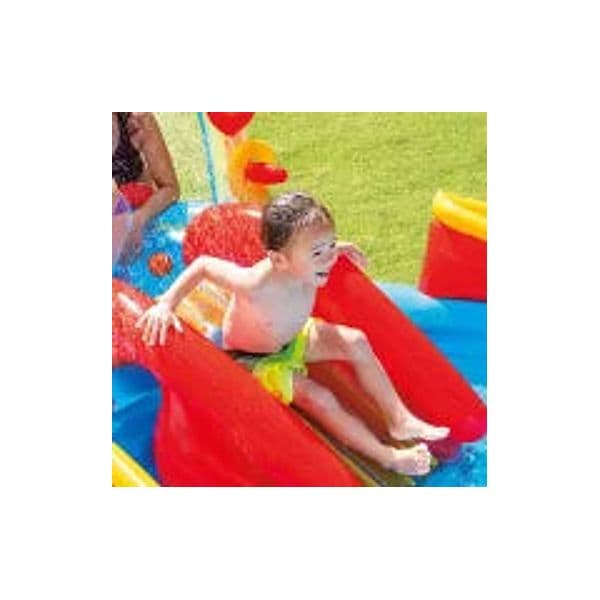 Piscina Gonfiabile Ovale Gioco Acqua Scivolo +2 Anni Cm.297X193X135H. Peso Kg.7,80 (57453) Intex in Piscinette per bambini BricoGo - Marano di Napoli, commercioVirtuoso.it