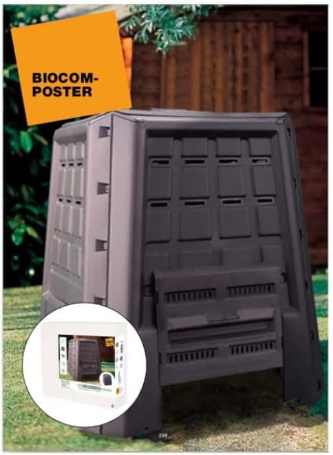 Contenitore 'Biocomposter' Lt. 380 - Ø Cm 80X80X H. 82 in Compostiere BricoGo - Marano di Napoli, commercioVirtuoso.it