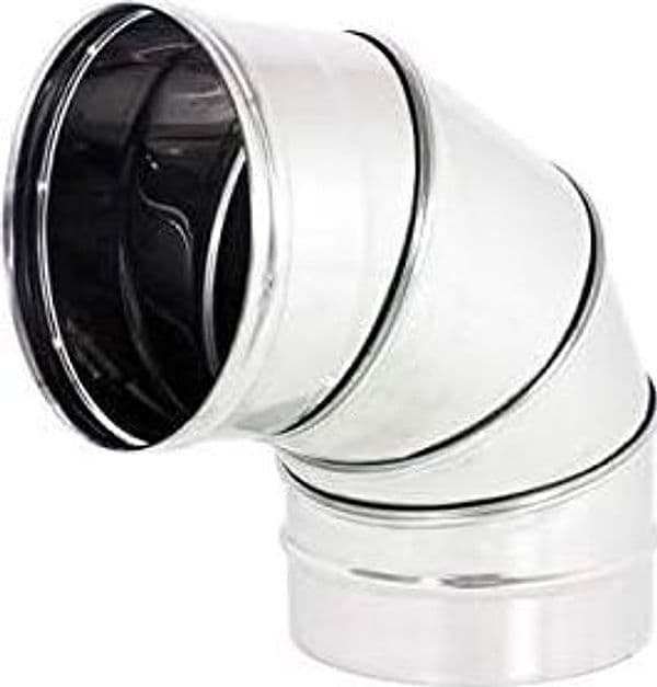 Gomito Inox Aisi 316 90 ° Girevole Cm 8 in Accessori e parti per riscaldamenti BricoGo - Marano di Napoli, commercioVirtuoso.it
