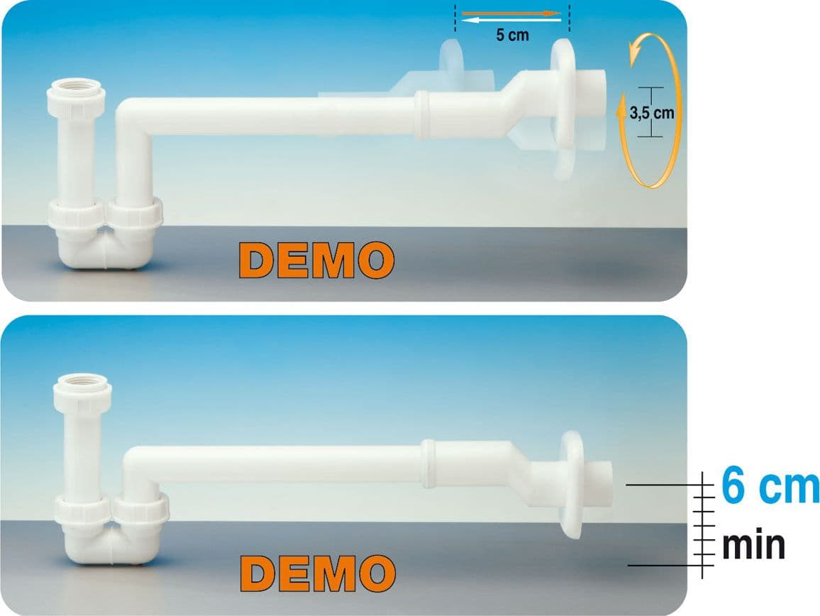 Sifone Eccentrico Per Lavabo E Bidet Sospeso 11/4 X Ø 32 40 Lira in Trappole BricoGo - Marano di Napoli, commercioVirtuoso.it
