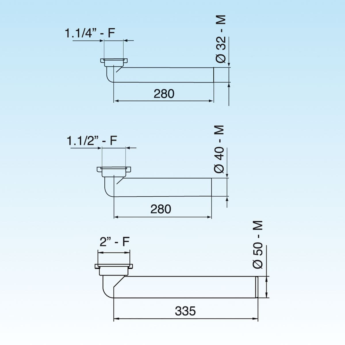 Prolunga Jolly Curva Diam 40 X 280 - 11/2- Diam. 40X280 Mm- Lira in Scaldabagni a gas BricoGo - Marano di Napoli, commercioVirtuoso.it