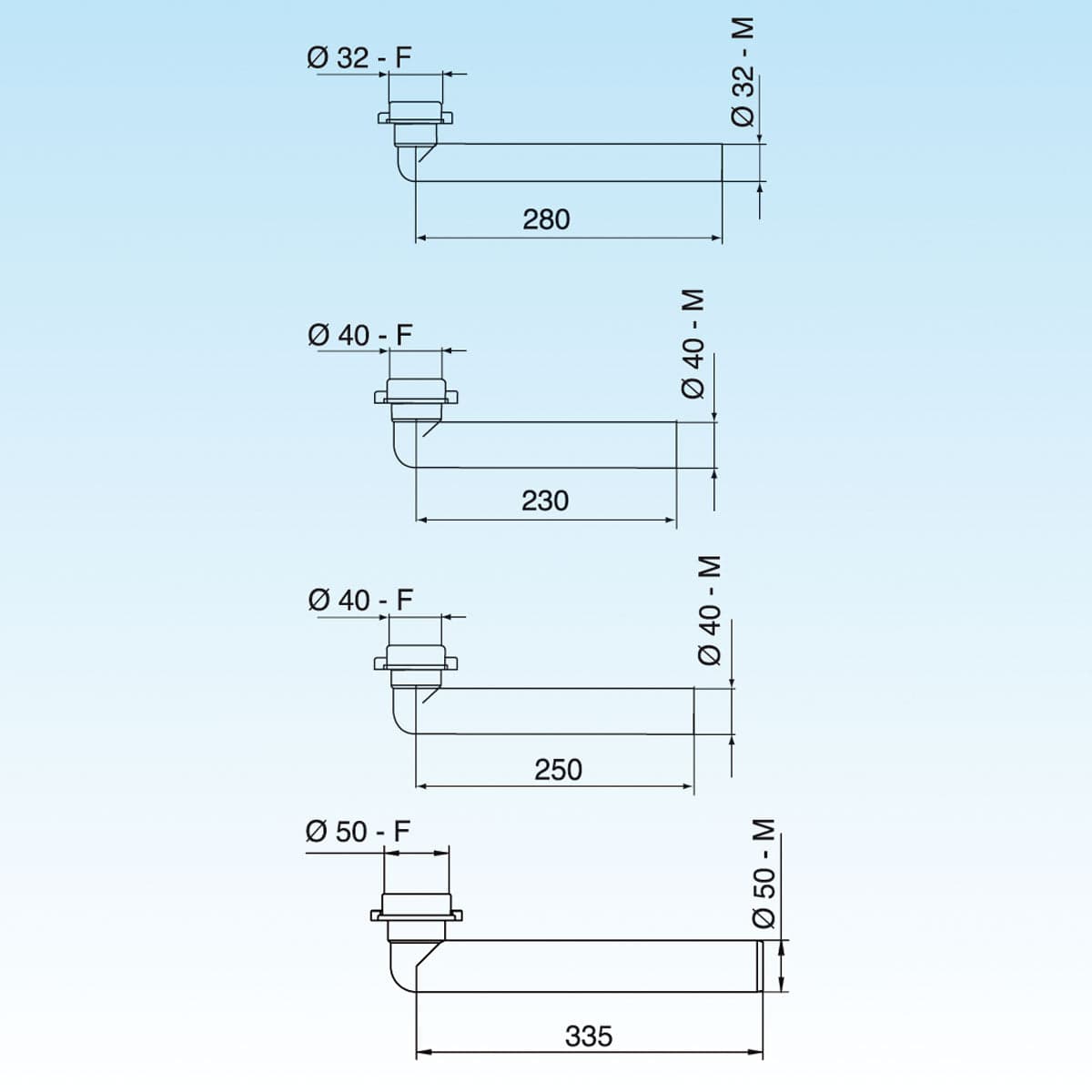 Prolunga Jolly Curva Diam. 40 X 230 - 1 1/2- Diam. 40 X 230- Lira in Scaldabagni a gas BricoGo - Marano di Napoli, commercioVirtuoso.it