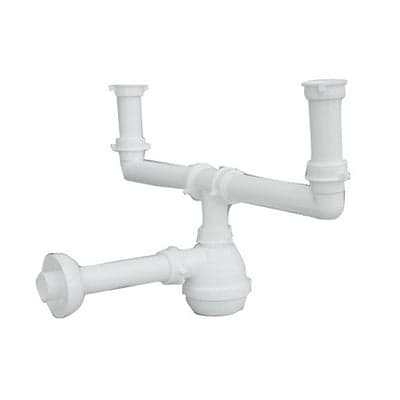 Sifone Tipo M Per Lavelli Inox A 2 Vie Senza Piletta (Marchio Lira)- 11/2- Lira- Pezzi 1 in Trappole BricoGo - Marano di Napoli, commercioVirtuoso.it