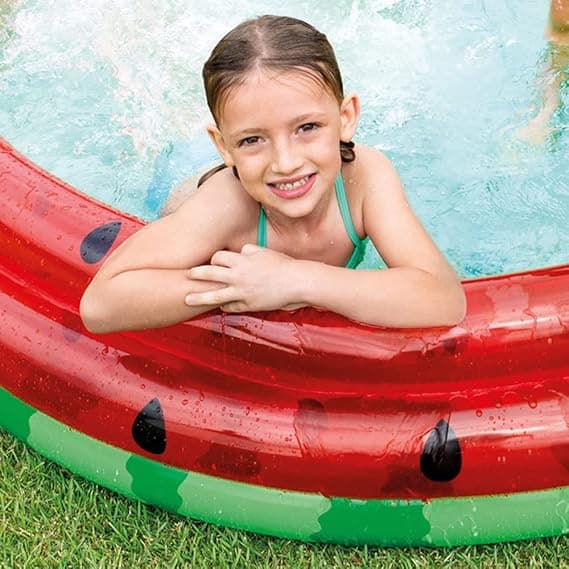 Piscina Gonfiabile Anguria Tre Anelli +2 Anni Cm.168X38H. Peso Kg.2,17 (58448) Intex in Piscinette per bambini BricoGo - Marano di Napoli, commercioVirtuoso.it