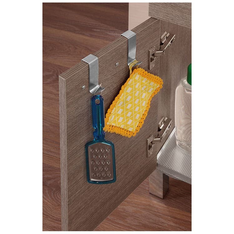 Set 2 Appendini Da Bagno In Acciaio Satinato Ganci Porta Oggetti Feridras Linea Smart in Ganci portasciugamani BricoGo - Marano di Napoli, commercioVirtuoso.it