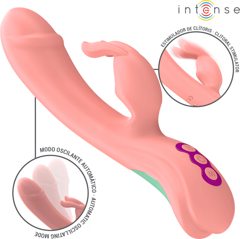 INTENSE - RACHEL RABBIT VIBRATOR 5 VIBRAZIONI ROSA in Vibratori G-Spot Desideria Shop - Latina, commercioVirtuoso.it