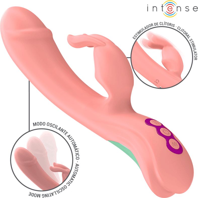 INTENSE - RACHEL RABBIT VIBRATOR 5 VIBRAZIONI ROSA in Vibratori G-Spot Desideria Shop - Latina, commercioVirtuoso.it