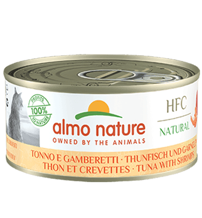 Almo Nature Scatoletta HFC Natural gusto Tonno e Gamberetti per Gatti Adulti in Secco 101 Market - Poggibonsi, commercioVirtuoso.it