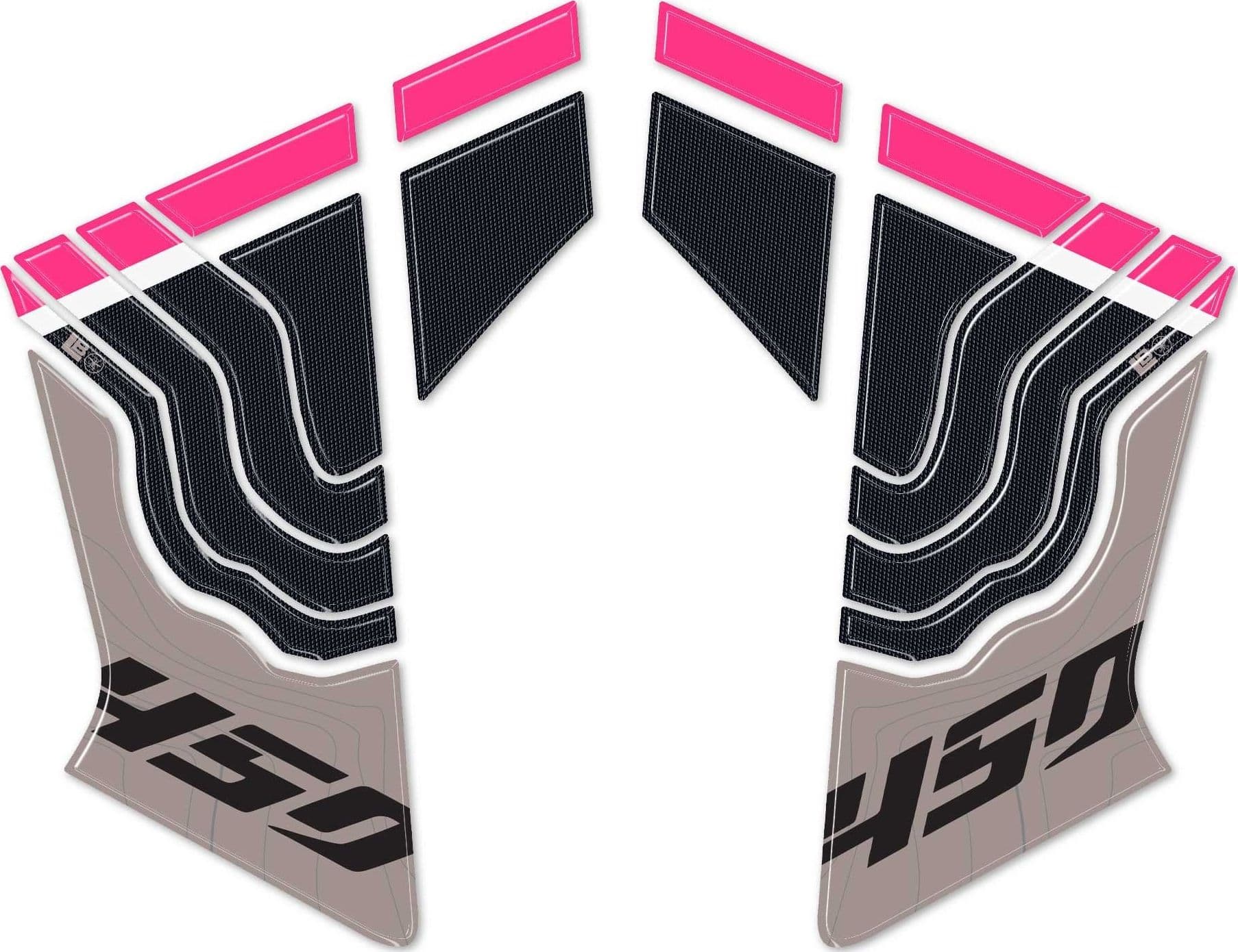 Adesivi Gel 3D Protezioni laterali serbatoio moto compatibili con CFMOTO 450MT in Paraserbatoio LabelBike - Bibbiano, commercioVirtuoso.it