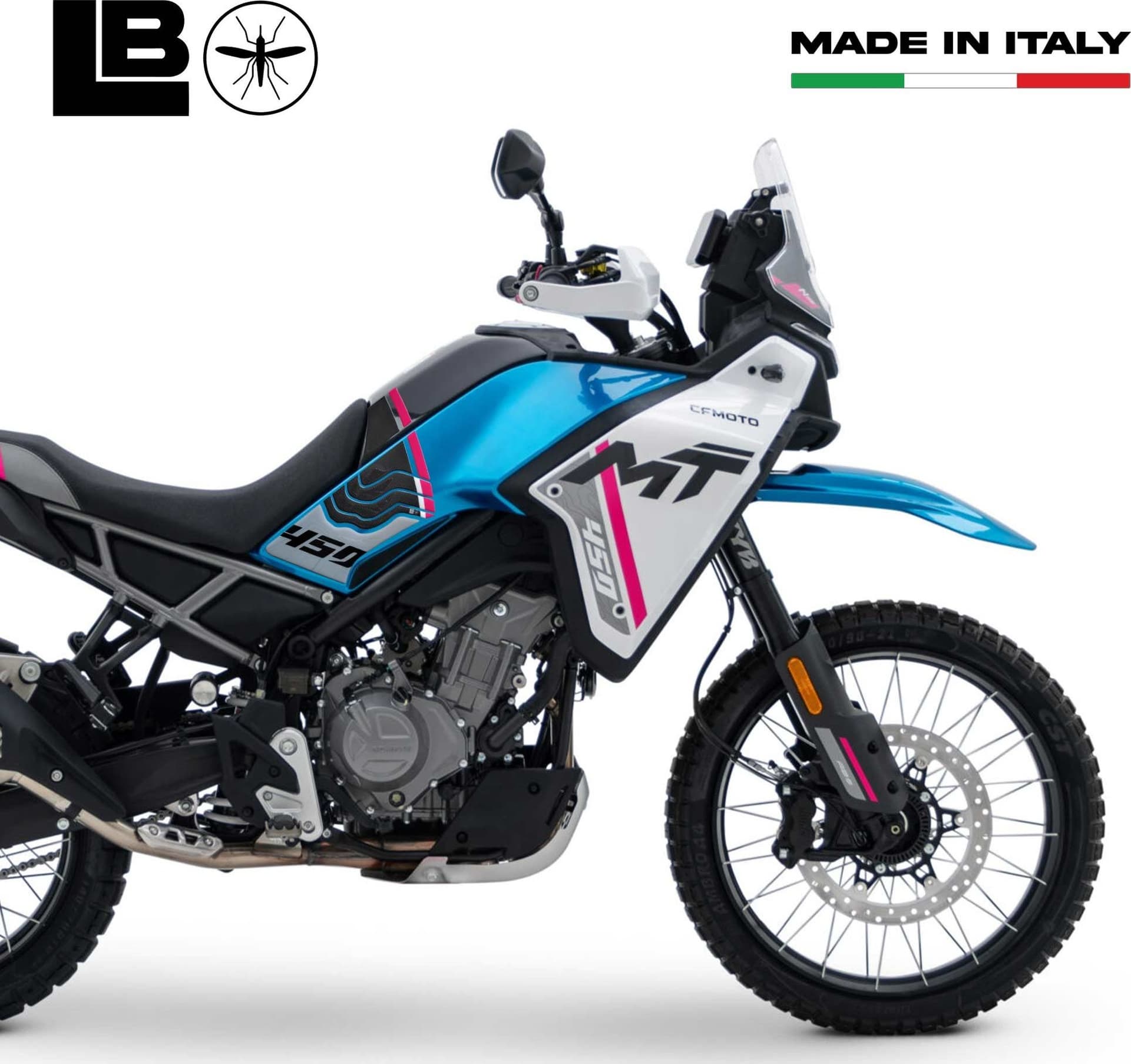 Adesivi Gel 3D Protezioni laterali serbatoio moto compatibili con CFMOTO 450MT in Paraserbatoio LabelBike - Bibbiano, commercioVirtuoso.it