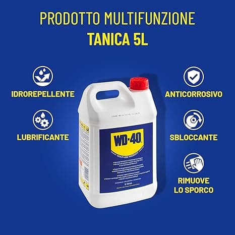 Spray Lubrificante Wd-40 Lt. 5 + Dosatore Spray in Lubrificanti BricoGo - Marano di Napoli, commercioVirtuoso.it