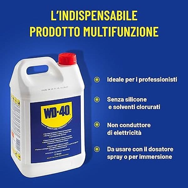 Spray Lubrificante Wd-40 Lt. 5 + Dosatore Spray in Lubrificanti BricoGo - Marano di Napoli, commercioVirtuoso.it
