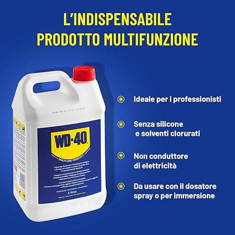 Spray Lubrificante Wd-40 Lt. 5 + Dosatore Spray in Lubrificanti BricoGo - Marano di Napoli, commercioVirtuoso.it