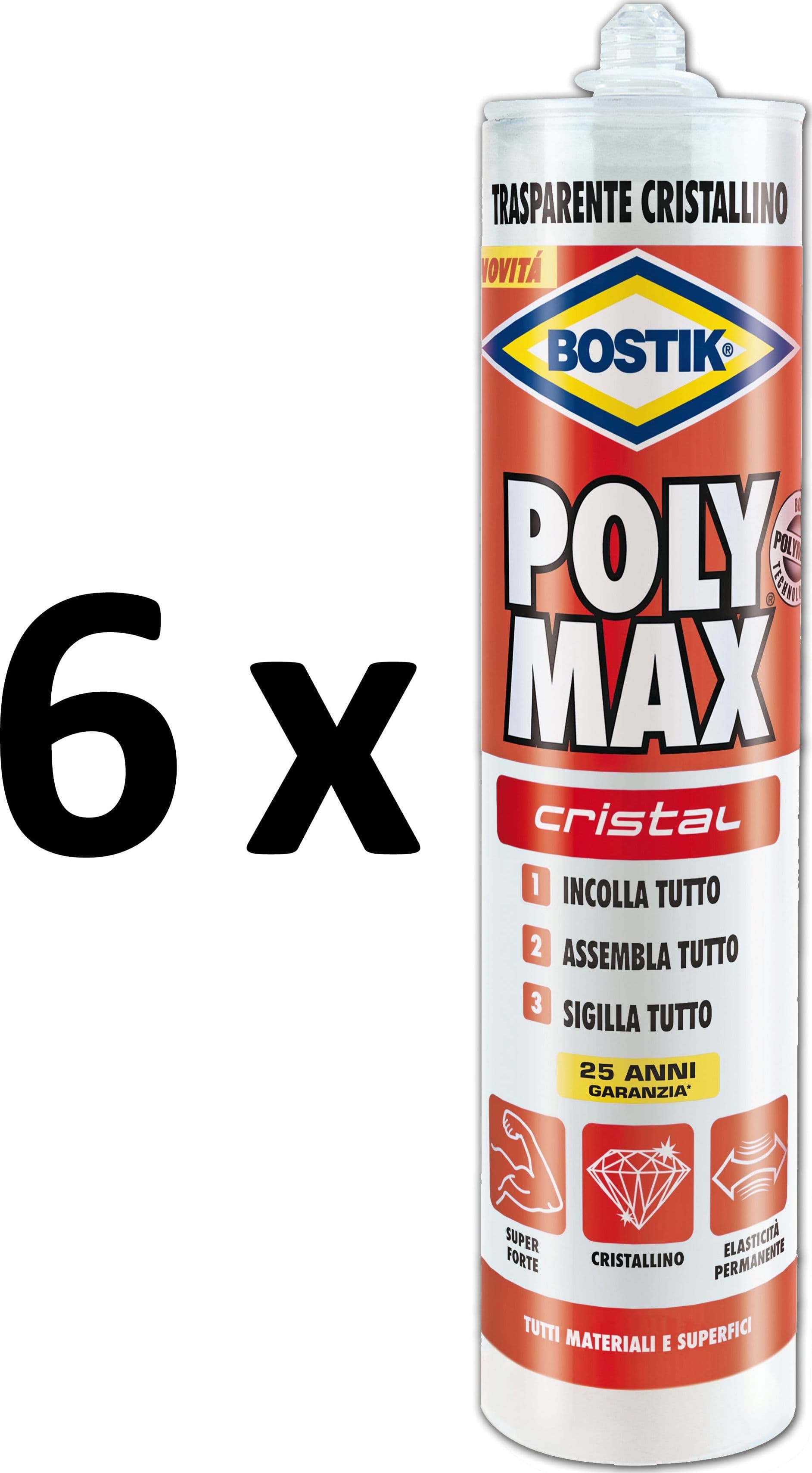 Espositore Adesivo Sigillante Universale 'Poly Max' Original Express 6 Pz Da Gr 500 Con 3 Birre Da 500 Ml Omaggio - Bostik in Adesivi universali BricoGo - Marano di Napoli, commercioVirtuoso.it