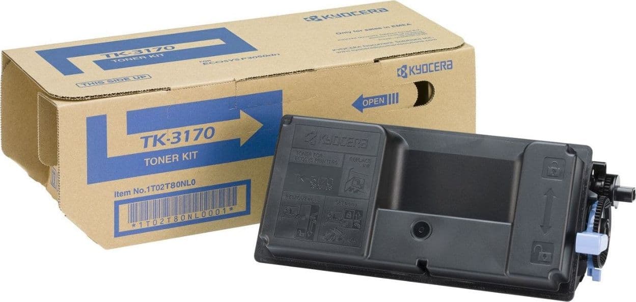 KYOCERA TK-3170 Toner nero per ECOSYS M3655idn, M3660idn, M3660idn, M3860idn_idnf, ECOSYS P3x50dn, P