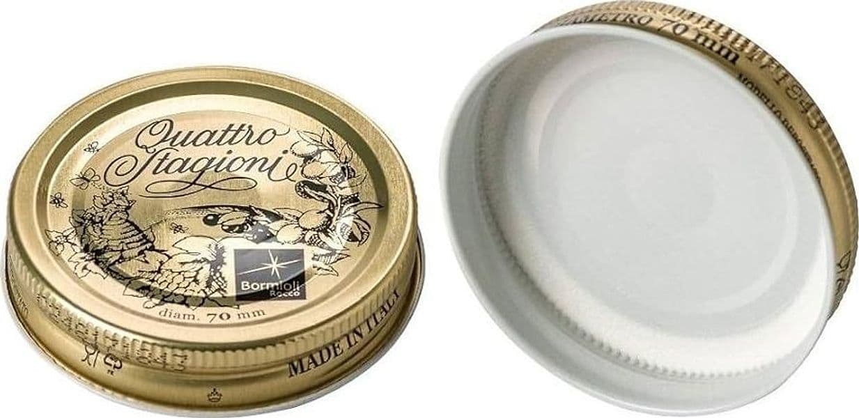 Tappo Per Vaso Ermetico In Vetro 'Quattro Stagioni' Ø Mm 56 - Per Vasi Da Ml 150 - Cf Da 3 Pz - Bormioli in Barattoli BricoGo - Marano di Napoli, commercioVirtuoso.it