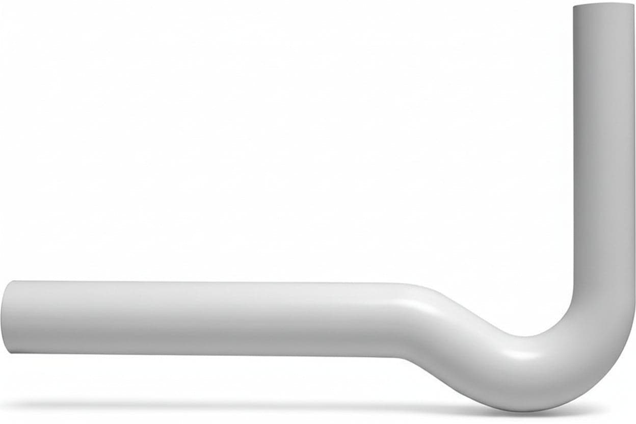 TUBO ESTERNO BIANCO PER CASSETTA VIVA  cm 41x19,5 Ø 50÷40     PUCCI