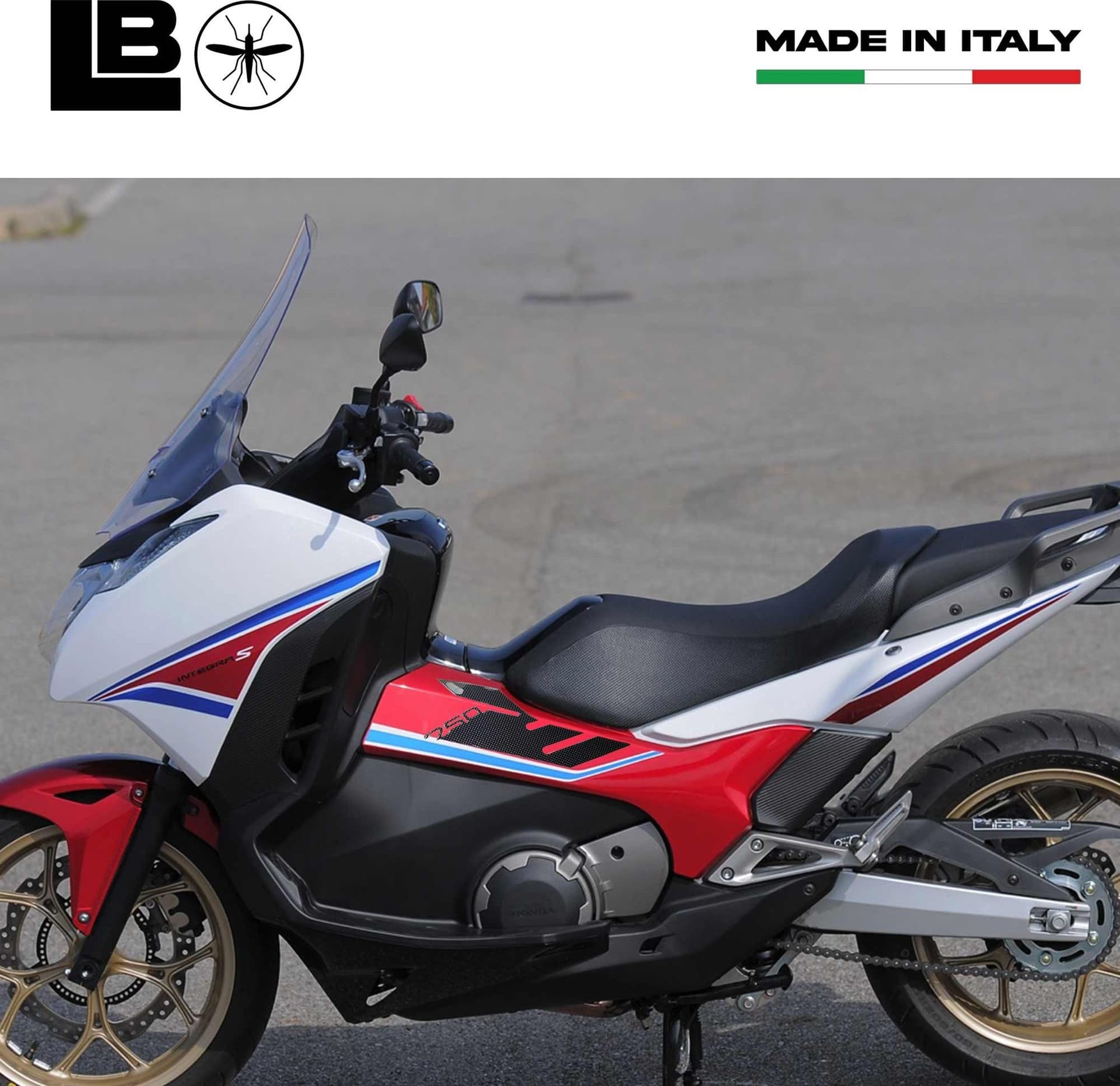 ADESIVI in gel 3D PROTEZIONI LATERALI compatibili per scooter HONDA INTEGRA 750 in Decalcomanie adesivi e magneti LabelBike - Bibbiano, commercioVirtuoso.it
