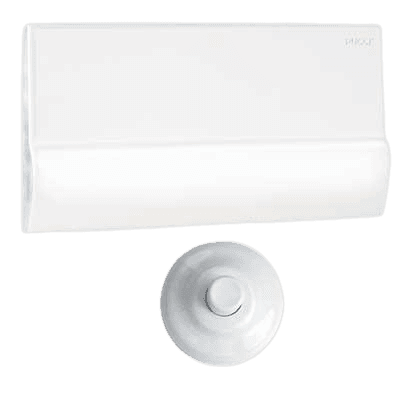 Placca Di Copertura + Pulsante Per Cassetta Incasso Bianco Pucci 80007510 in Placche per interruttori BricoGo - Marano di Napoli, commercioVirtuoso.it