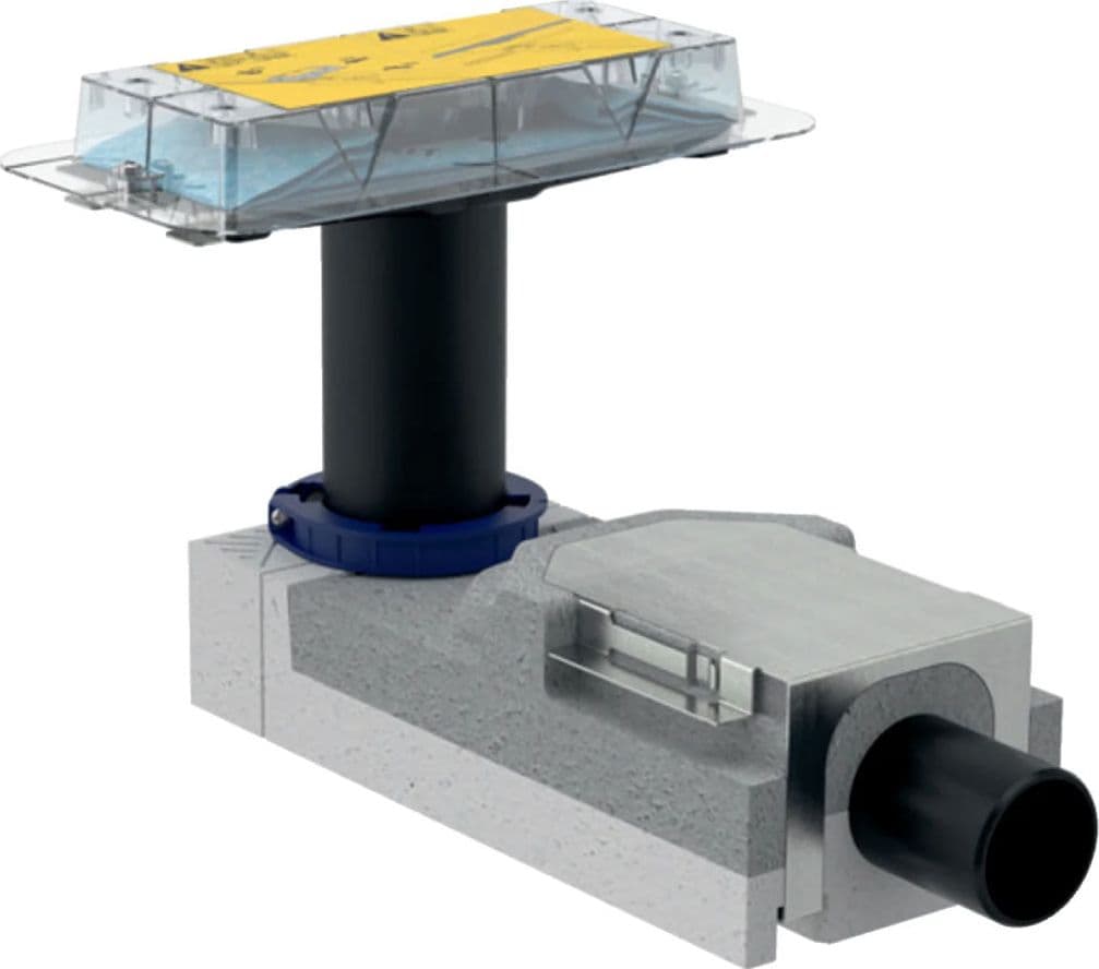 Kit Montaggio Grezzo per Canalette Chiusura Idraulica 50 mm.altezza GBR
