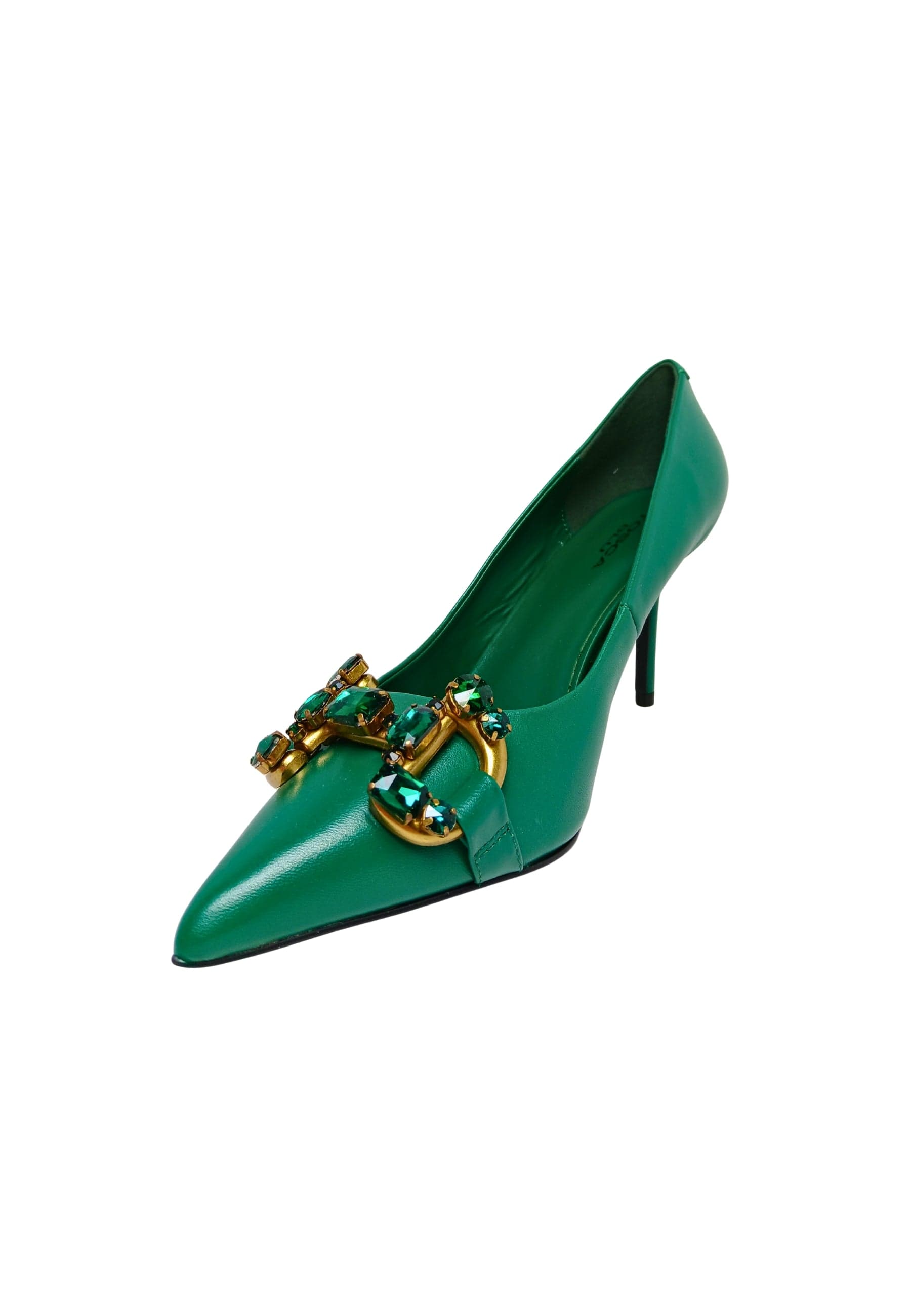 TOSCA BLU Scarpe Donna Tosca Blu Decollete a punta con tacco e abbricazioni in oro. da donna in Scarpe col tacco Drestige - Casamassima, commercioVirtuoso.it