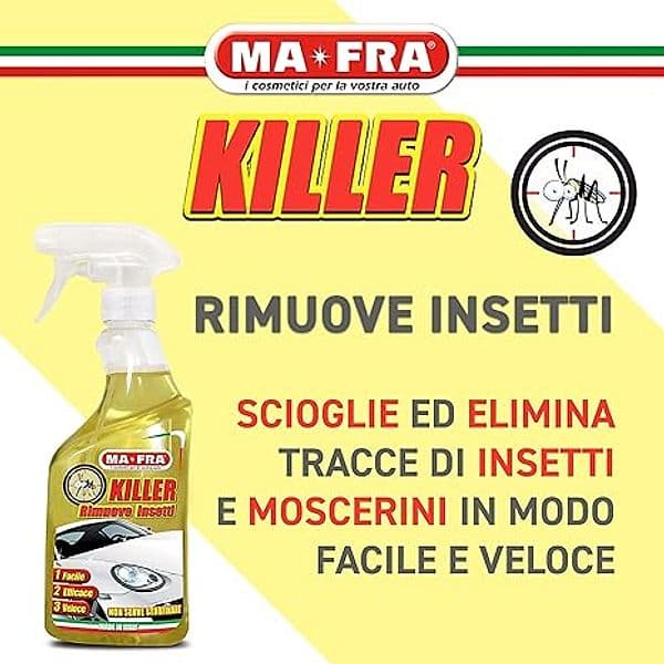 Rimuovi Moscerini E Resina 'Killer' Ma-Fra 500 Ml - Ma-Fra in Cura parti in plastica BricoGo - Marano di Napoli, commercioVirtuoso.it