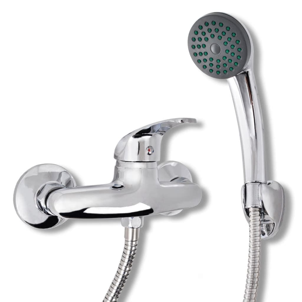 Rubinetto Miscelatore per Bagno e Doccia Cromo Lega di Zinco con Kit Montaggio