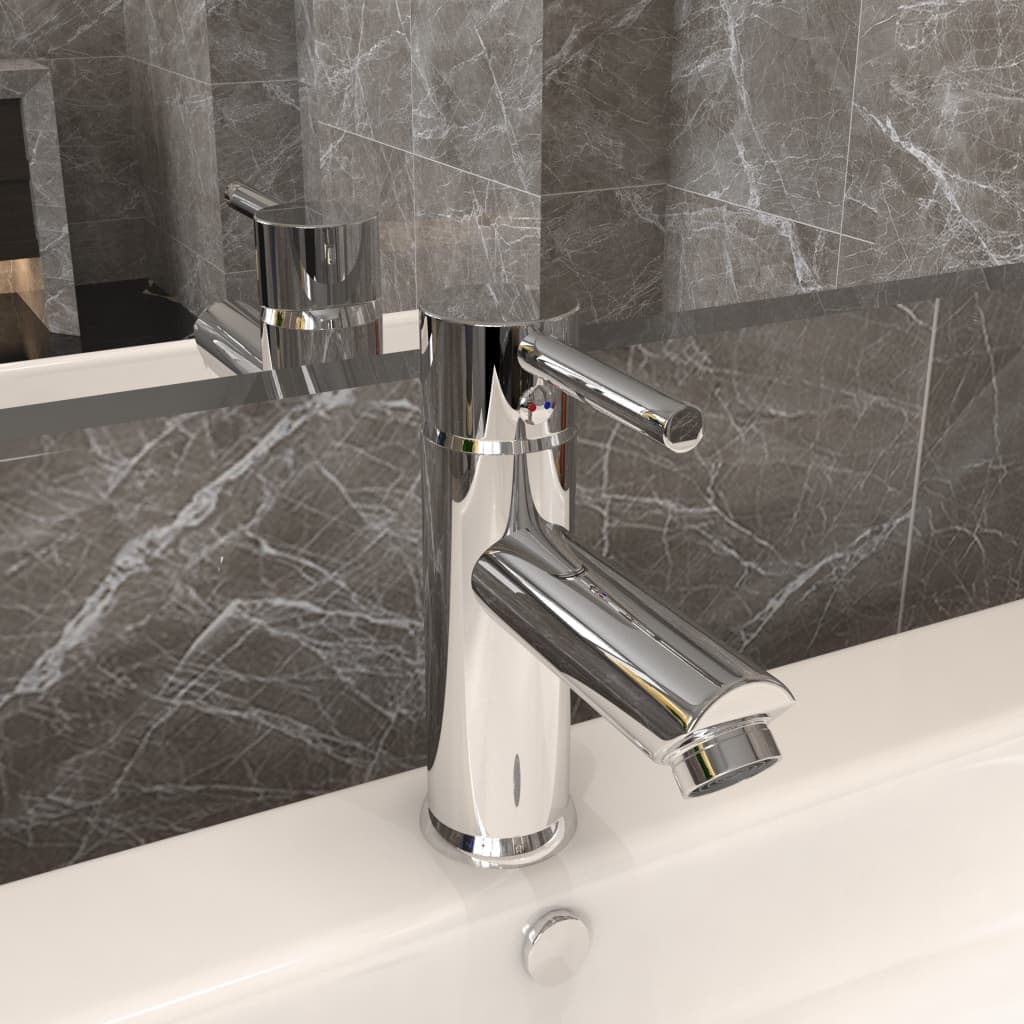 Rubinetto per Lavabo da Bagno Finitura Cromo 30x176 mm Zinco e Ottone in Rubinetti per lavandini bagno Esplodia - Napoli, commercioVirtuoso.it