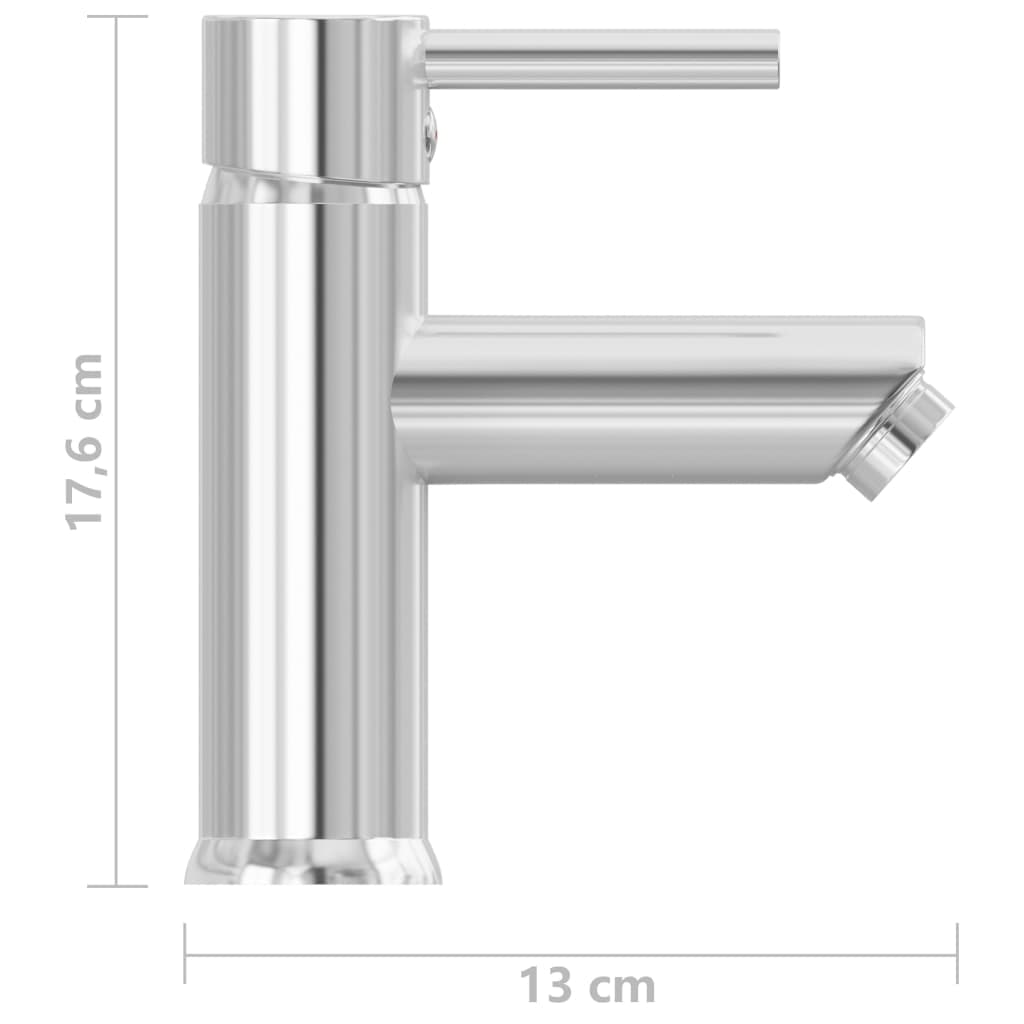 Rubinetto per Lavabo da Bagno Finitura Cromo 30x176 mm Zinco e Ottone in Rubinetti per lavandini bagno Esplodia - Napoli, commercioVirtuoso.it