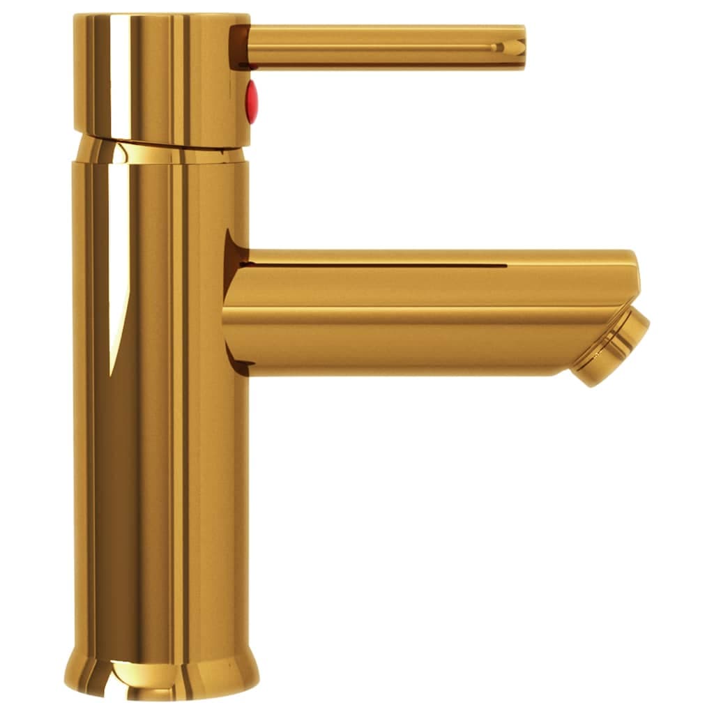Rubinetto per Lavabo da Bagno Colore Oro 130x176 mm Zinco e Ottone in Rubinetti per lavandini bagno Esplodia - Napoli, commercioVirtuoso.it
