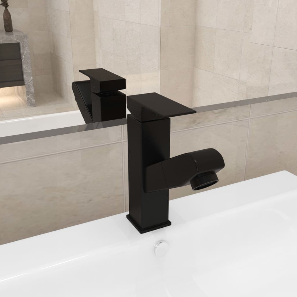 Rubinetto per Lavabo da Bagno Premium Funzione Estraibile Nero 157x172 mm in Rubinetti per lavandini bagno Esplodia - Napoli, commercioVirtuoso.it