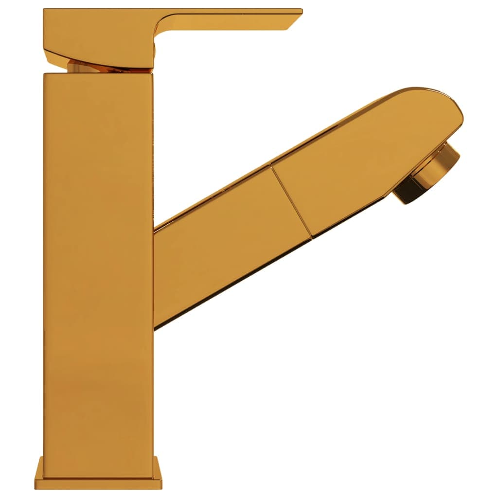 Rubinetto per Lavabo da Bagno Premium Funzione Estraibile Oro 157x172 mm in Rubinetti per lavandini bagno Esplodia - Napoli, commercioVirtuoso.it