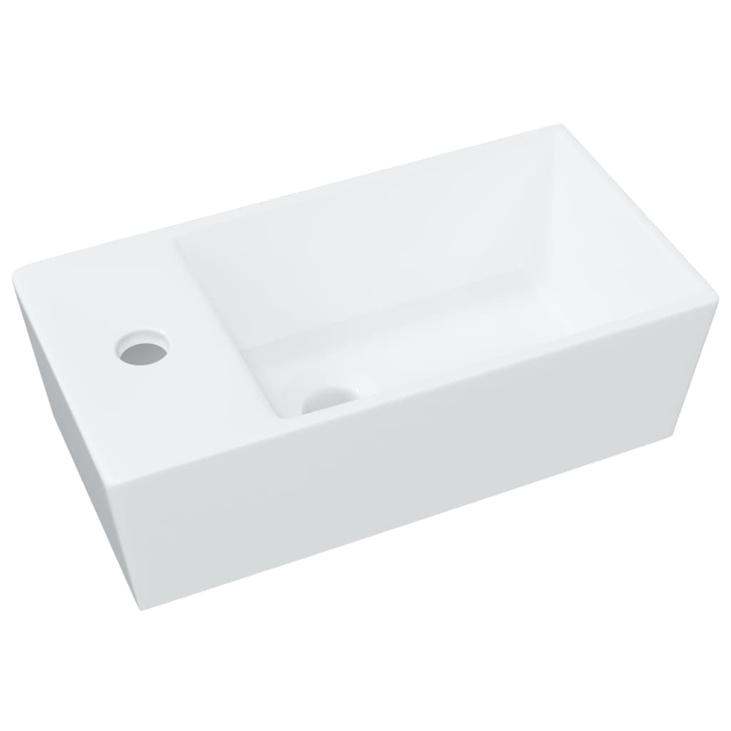 Lavandino da Appoggio Colore Bianco 48x25x15 cm in Ceramica in Lavabi Esplodia - Napoli, commercioVirtuoso.it