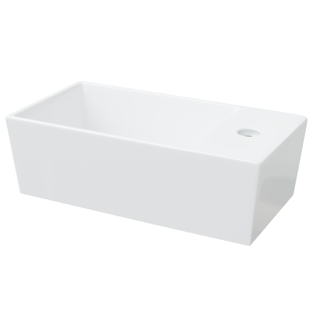 Lavandino da Appoggio Colore Bianco 48x25x15 cm in Ceramica in Lavabi Esplodia - Napoli, commercioVirtuoso.it