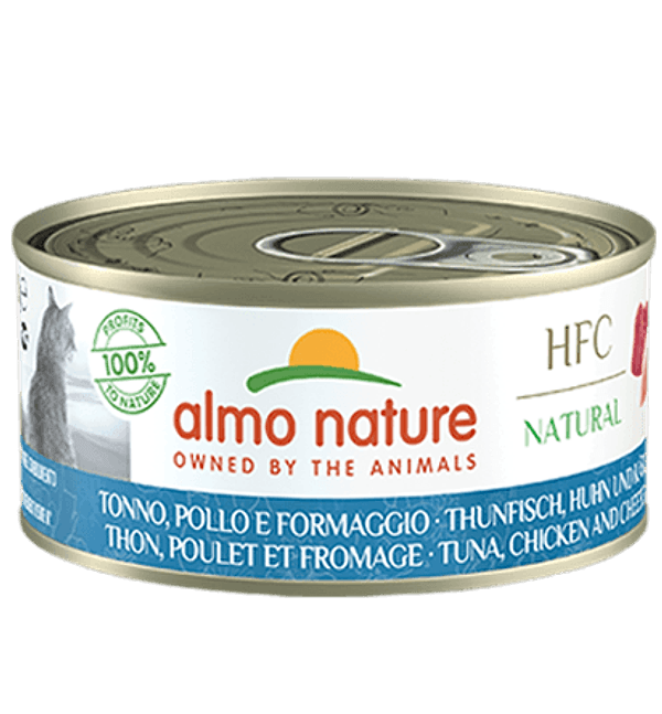 Almo Nature Scatoletta HFC Natural gusto Tonno Pollo e Formaggio per Gatti Adulti in  101 Market - Poggibonsi, commercioVirtuoso.it