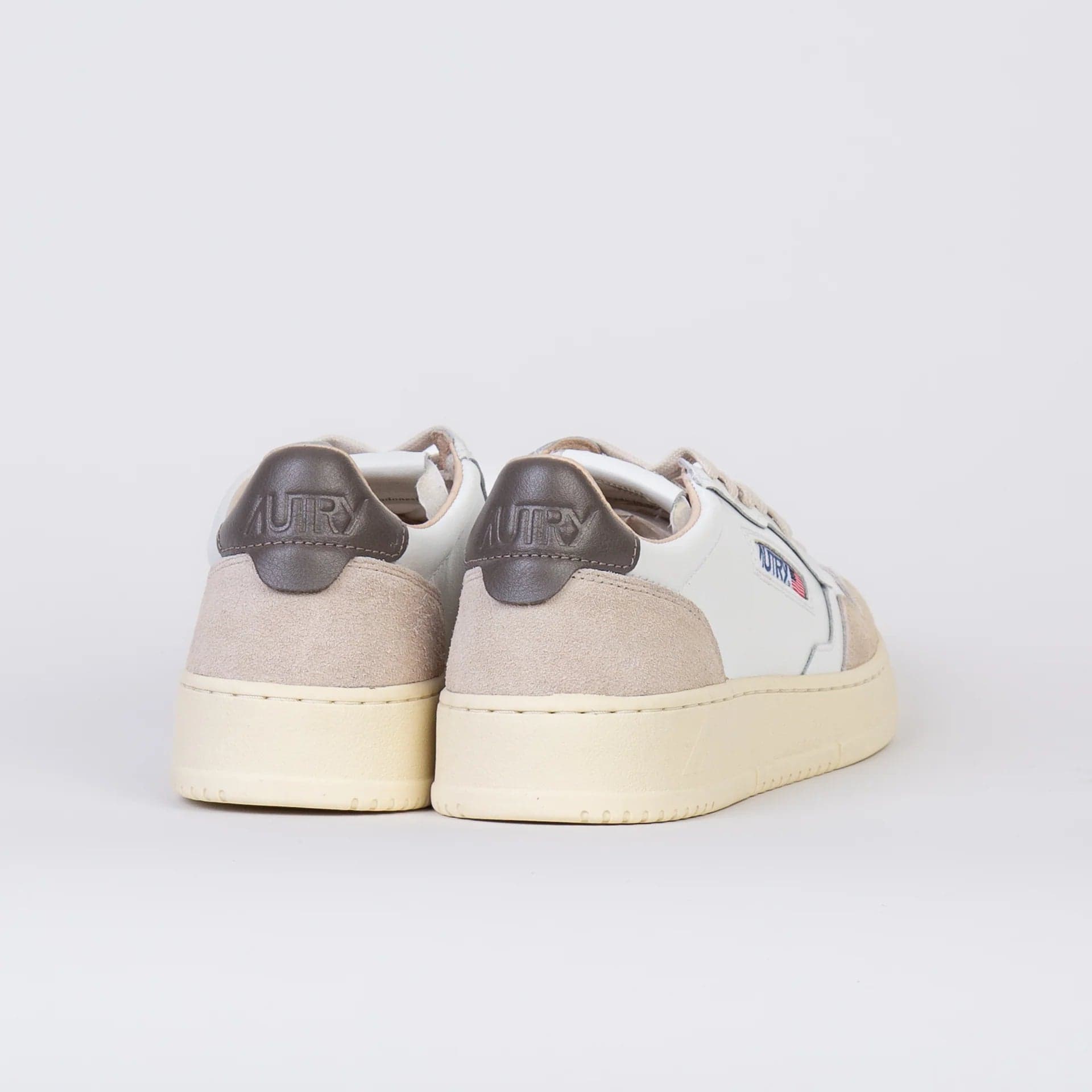 AUTRY Autry Medalist Low – Sneakers in Pelle e Suede Bianco Beige da Uomo da uomo in Sneaker casual Drestige - Casamassima, commercioVirtuoso.it