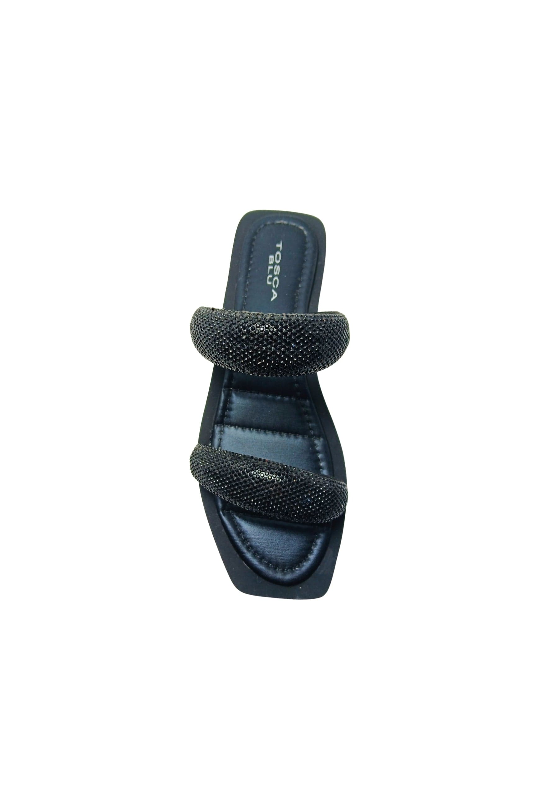 TOSCA BLU Scarpe Donna Tosca Blu Sandalo Lampone basso, fasce di brillantini tono su tono da donna in Sandali moda Drestige - Casamassima, commercioVirtuoso.it